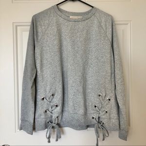 Michael Kors Grey Sweatshirt Top